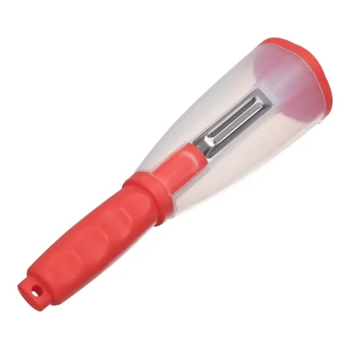 Storage Catch Cup Vegetable Peeler – Mess-Free Peeling