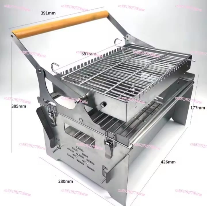180° Double-Flip BBQ Grill – 2-in-1 Braai & Fire Pit