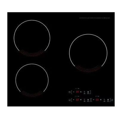 C33 3-Burner Ceramic & Induction Hob – 5300W Built-In Cooktop