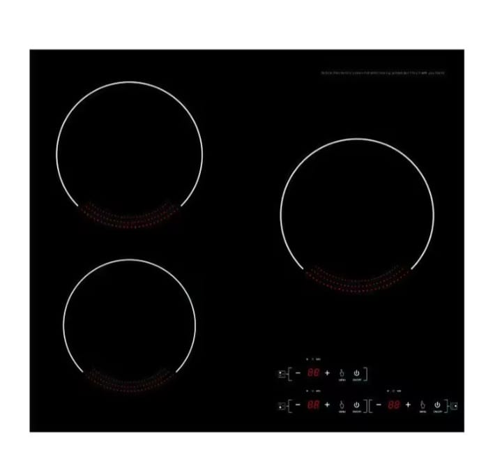 C33 3-Burner Ceramic & Induction Hob – 5300W Built-In Cooktop