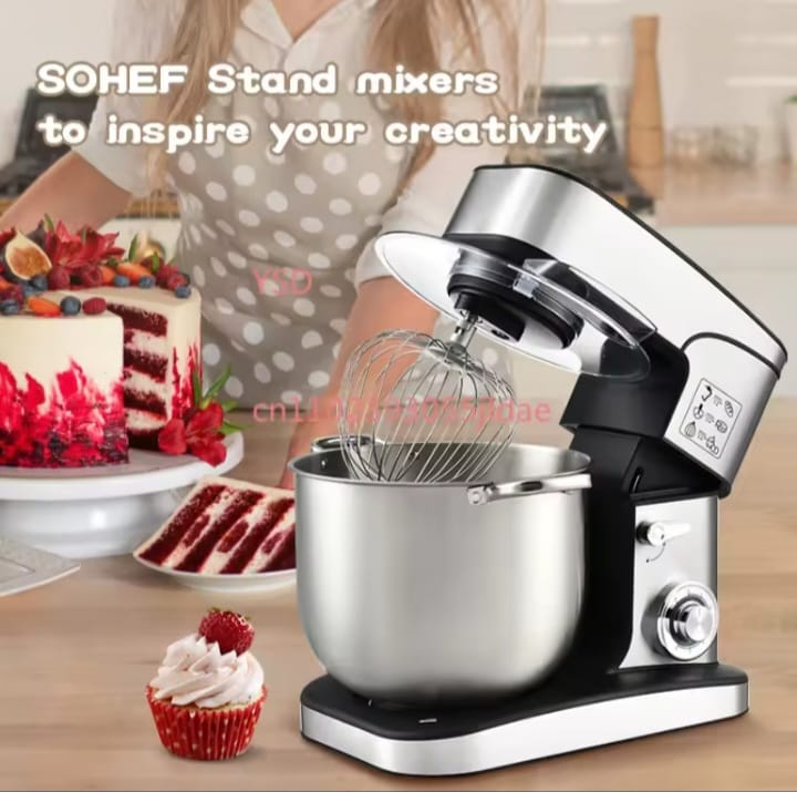 8L Planetary Stand Mixer – Multi-Attachment Professional Chef Machine