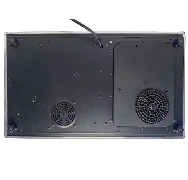 2-in-1 Dual Induction & Infrared Ceramic Hob – Built-In Touch Glass Cooktop