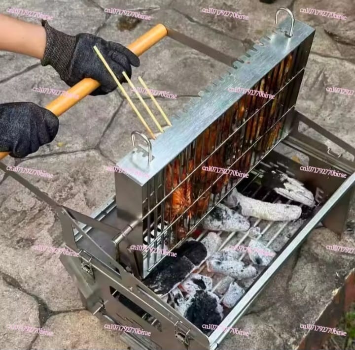 180° Double-Flip BBQ Grill – 2-in-1 Braai & Fire Pit