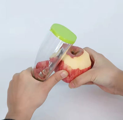 Storage Catch Cup Vegetable Peeler – Mess-Free Peeling