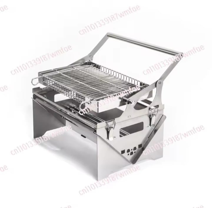 SKJ-017 Gas & Charcoal Outdoor Flip Grill System – Professional Braai Station