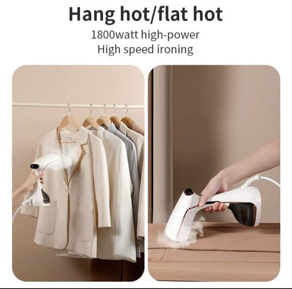 Tinsol 1800W Handheld Steam Iron – Rose Gold Garment Steamer 320ml