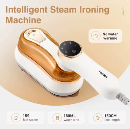 Feoffey 1200W LCD Steam Iron – 3-Mode Handheld Garment Steamer